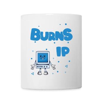 Funny saying "It Burns when I Pee"! Sarcastic - Mug - white - Front