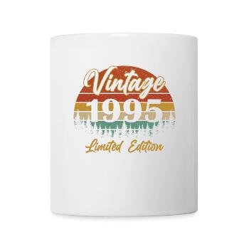 1995 Vintage Retro Geburtstagsgeschenk - Tasse - Weiß - Vorne