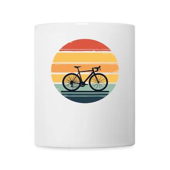 Tenue de vélo minimaliste - Mug blanc - blanc - Devant