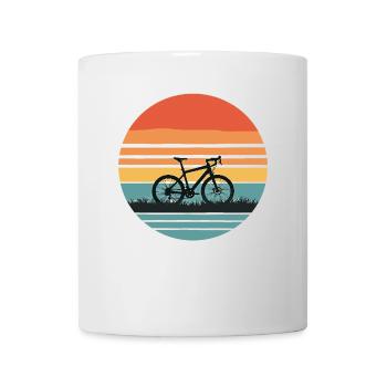 Tenue de vélo minimaliste - Mug blanc - blanc - Devant