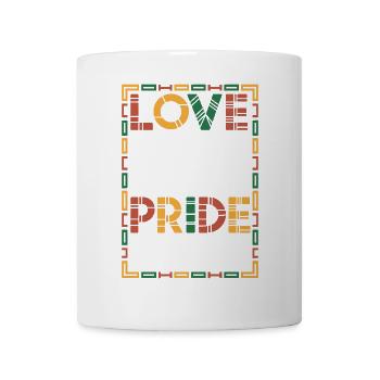 Love is the melody Pride is the Harmony Black Hist - Mug - white - Front