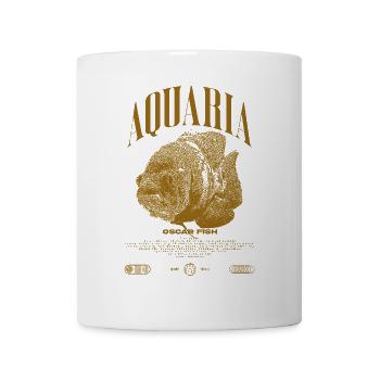 Oscar Fish Changement d’eau Poisson Monstre - Mug blanc - blanc - Devant