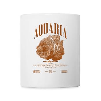 Oscar Fish Water Change Monster Fish - Mug - white - Front