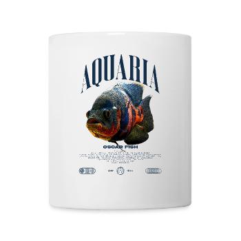 Oscar Fish Changement d’eau Poisson Monstre - Mug blanc - blanc - Devant