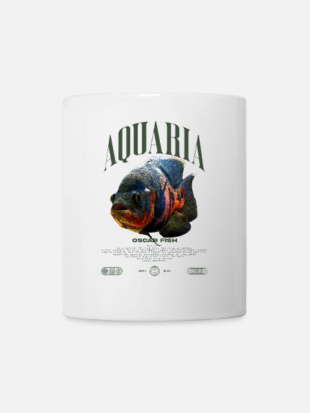 Oscar Fisch Wasserwechsel Monster Fisch - Tasse - Weiß