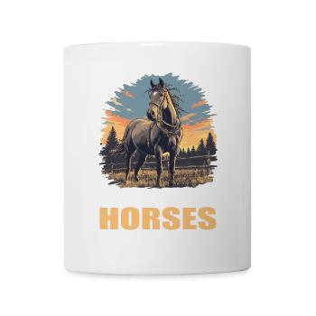 Pferde Pferd - Tasse - Weiß - Vorne