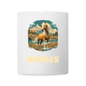 Pferde Pferd - Tasse - Weiß - Vorne