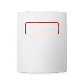 Je veux dire les suiveurs drôle de camionneur chauffeur de camion - Mug blanc - blanc - Devant