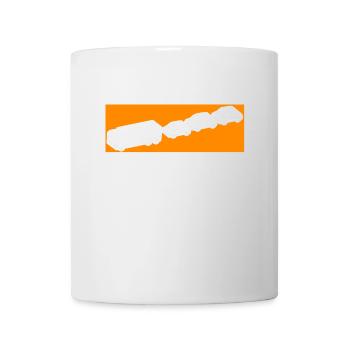 Je veux dire les suiveurs drôle de camionneur chauffeur de camion - Mug blanc - blanc - Devant