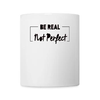 Être réel Motiv Inspiration Confiance en soi - Mug blanc - blanc - Devant