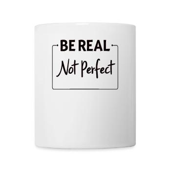 Être réel Motiv Inspiration Confiance en soi - Mug blanc - blanc - Devant
