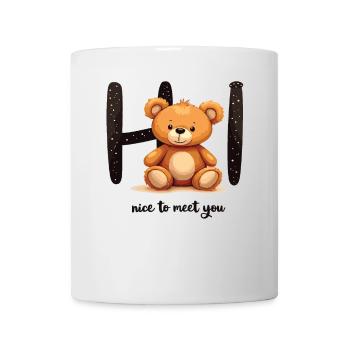 Cute teddy bear motif – children's fashion with a heart - Mug - white - Front