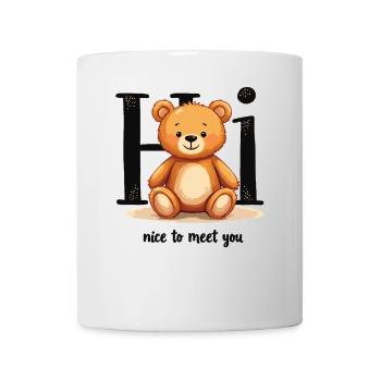Cute teddy bear motif – children's fashion with a heart - Mug - white - Front