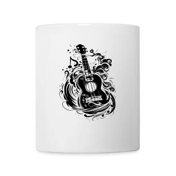 Ukulele - Tasse - Weiß - Vorne