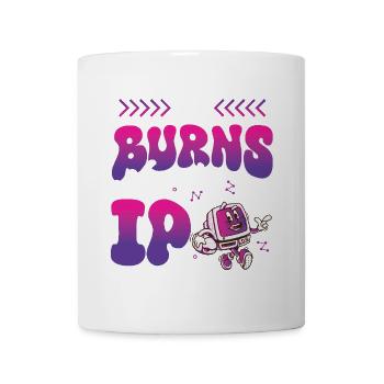 Drôle de dire « Ça brûle quand je fais » ! - Mug blanc - blanc - Devant