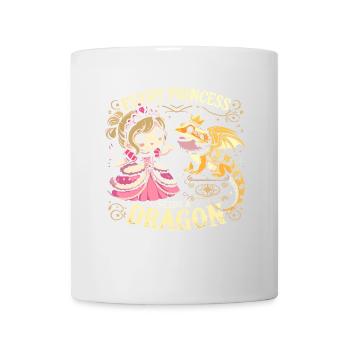Jede Prinzessin braucht einen Drachen - Tasse - Weiß - Vorne