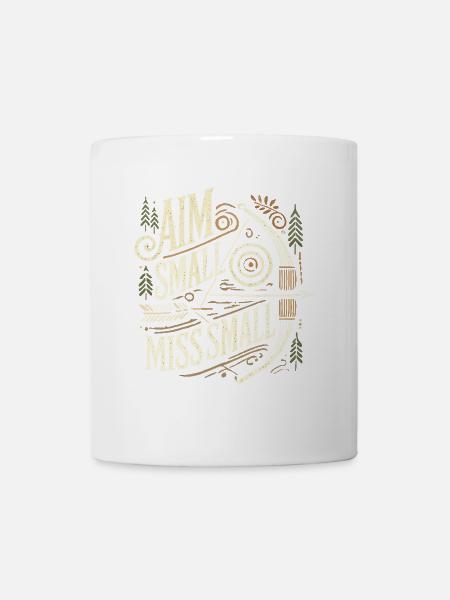 Aim Small Miss Small - Tasse - Weiß