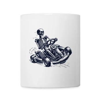 Skeleton Racer Go-Kart Adventure - Mug - white - Front
