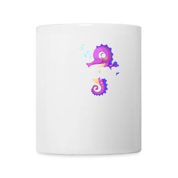 Just Horsin' Around - Seahorse Fun Graphics - Mug - white - Front