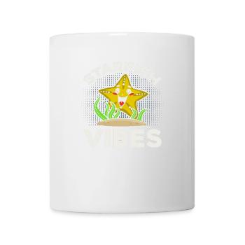 Starfish Vibes - Graphique joyeux étoile de mer - Mug blanc - blanc - Devant