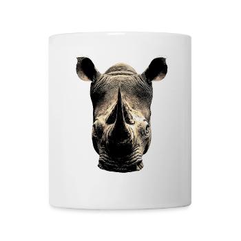 Nashorn Rhinozeros Afrika Safari Nashörner Rhino - Tasse - Weiß - Vorne