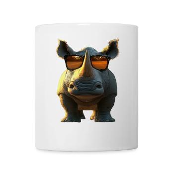 Nashorn Rhinozeros Afrika Safari Nashörner Rhino - Tasse - Weiß - Vorne