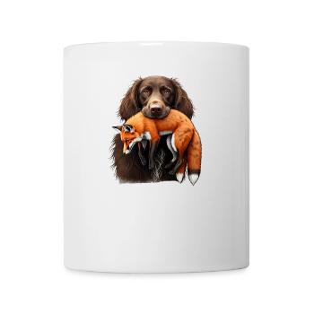 German Longhair I Hunting Dog Pointing Dog Motif for - Mug - white - Front