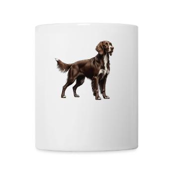 Deutsch Langhaar I Jagdhund Vorstehhund Motiv für - Tasse - Weiß - Vorne