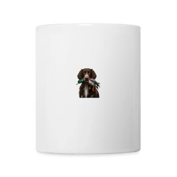 Deutsch Langhaar I Jagdhund Vorstehhund Motiv für - Tasse - Weiß - Vorne