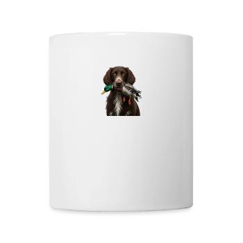 Deutsch Langhaar I Jagdhund Vorstehhund Motiv für - Tasse - Weiß - Vorne