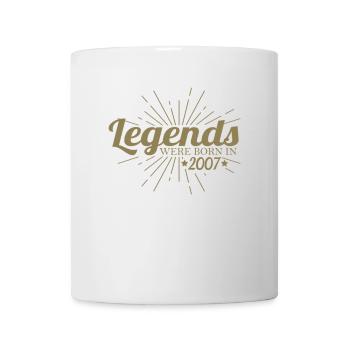 Légendes nées en 2007 lors de l’anniversaire rétro - Mug blanc - blanc - Devant