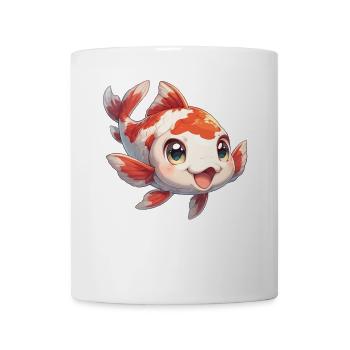 Koi Koi Carpe - Mug blanc - blanc - Devant