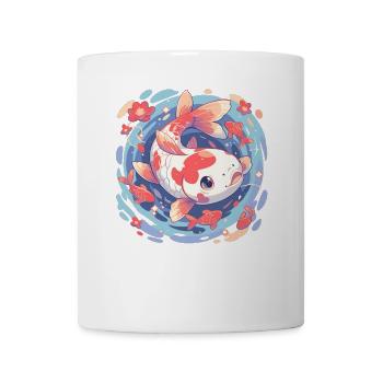Koi Koi Carpe - Mug blanc - blanc - Devant