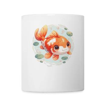 Koi Koi Carpe - Mug blanc - blanc - Devant