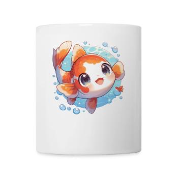Koi Koi Carpe - Mug blanc - blanc - Devant