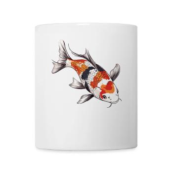 Koi Koi Carpe - Mug blanc - blanc - Devant