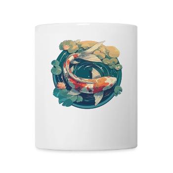 Koi Koi Carpe - Mug blanc - blanc - Devant
