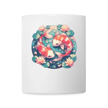 Koi Koi Carpe - Mug blanc - blanc - Devant