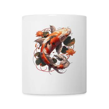 Koi Koi Carpe - Mug blanc - blanc - Devant