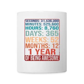 Birthday outfit for 1 year old! 1st Birthday - Mug - white - Front