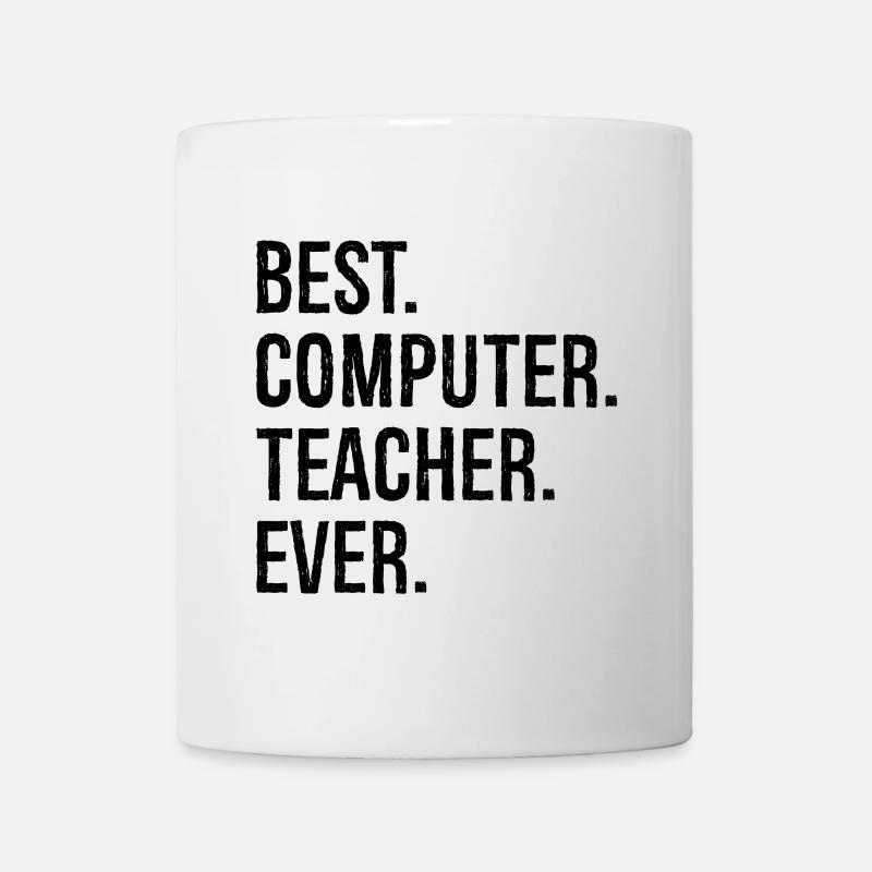 best computer teacher ever - Mug - white