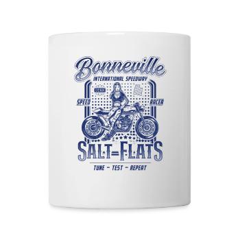 Bonneville Salt Flats Motorrad Rennen Vintage - Tasse - Weiß - Vorne