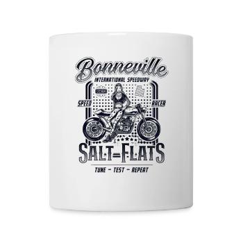 Bonneville Salt Flats Motorrad Rennen Vintage - Tasse - Weiß - Vorne
