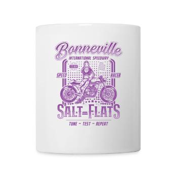 Bonneville Salt Flats Motorrad Rennen Vintage - Tasse - Weiß - Vorne
