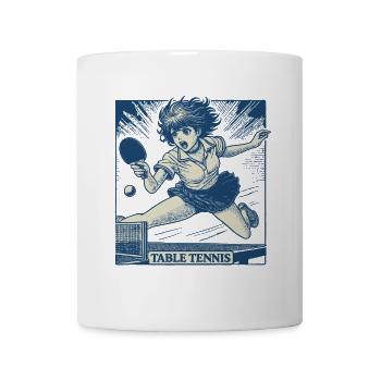 Anime Retro Table Tennis Action Table Tennis - Mug - white - Front