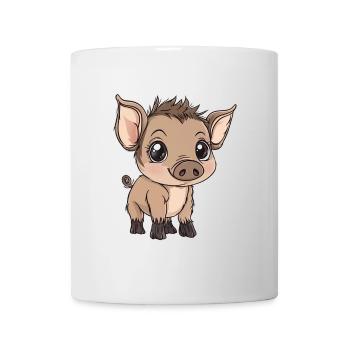 Sanglier - Mug blanc - blanc - Devant