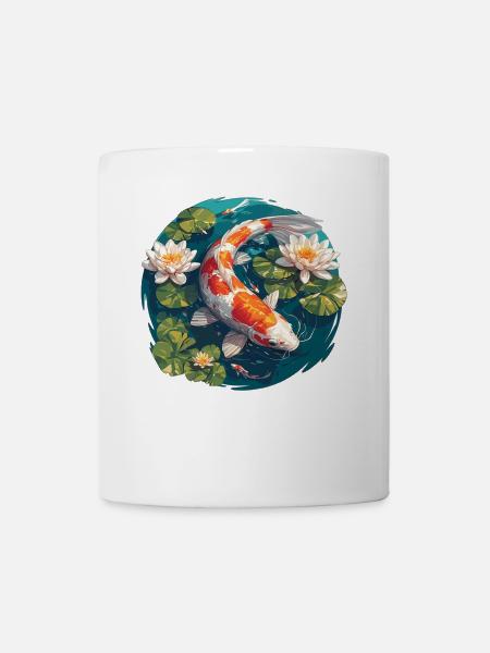 Kois Koi Karpfen - Tasse - Weiß