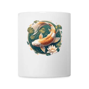 Koi Koi Carpe - Mug blanc - blanc - Devant