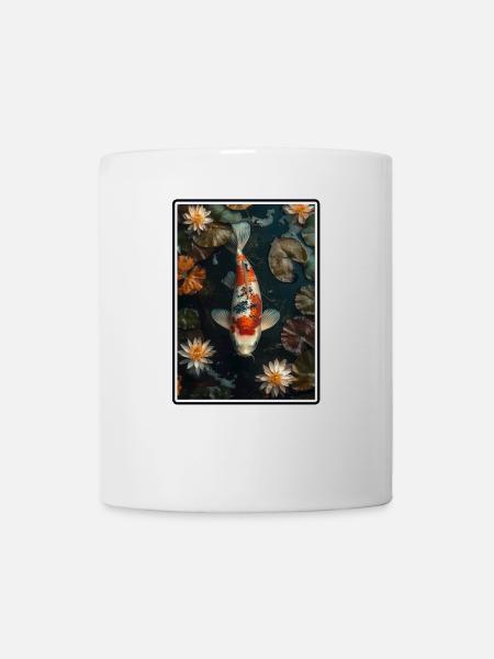 Koi Koi Carpa - Tazza - bianco