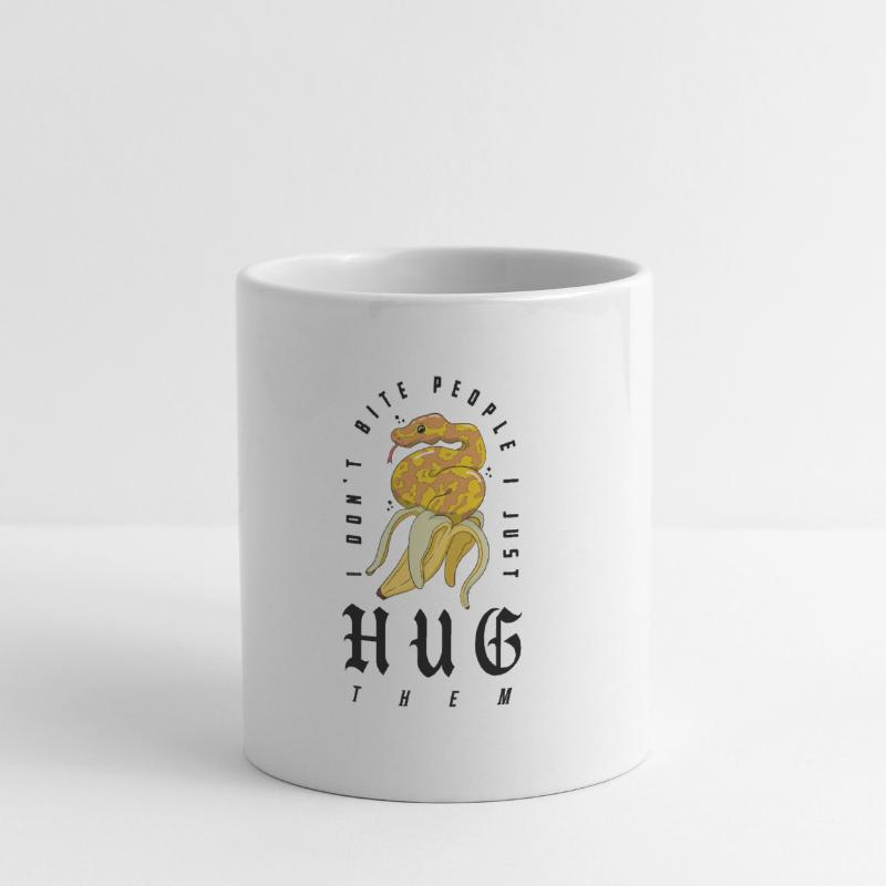 python royal serpent propriétaire banane python royal Mug blanc